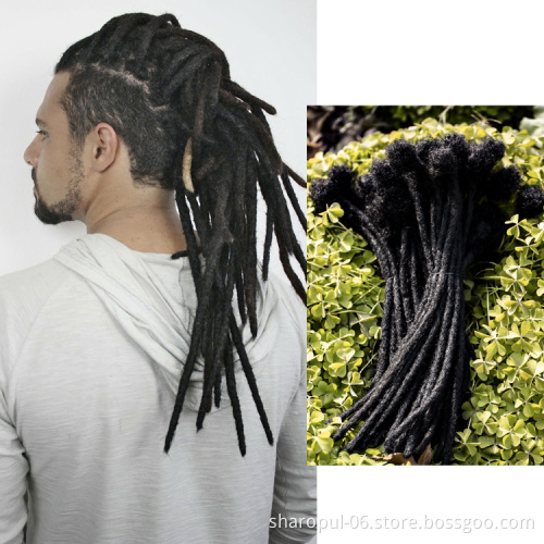 100% pure human hair dread locks crochet braid hair